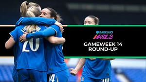 VERTA WSL2 25/26 gameweek 14 header
