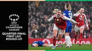 VERTA | UWCL 25/26 quarter-final first leg round-up