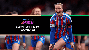 VERTA WSL2 25/26 gameweek 17 header