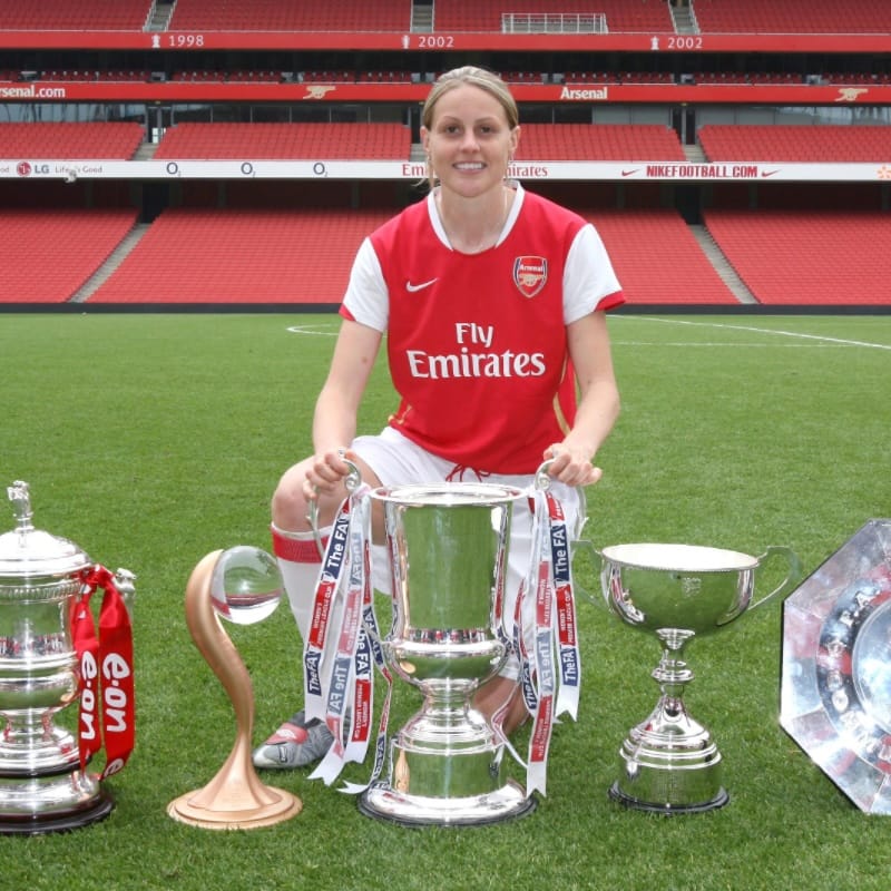 Kelly-Smith-2007-UEFA-cup-league-cup-fa-cup-and-league-trophies