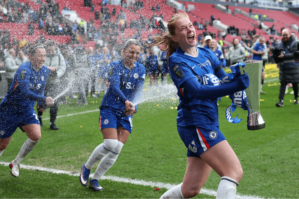 VERTA | SUBWAY LEAGUE CUP FINAL 2026 Chelsea 2-0 Man utd Bronze Nuesken celebrate
